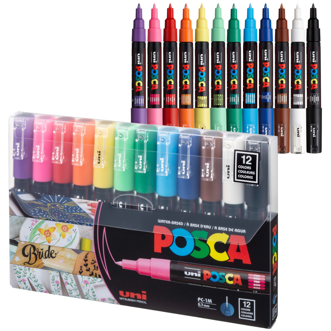 Marcadores POSCA. PC-1M. 12 CT