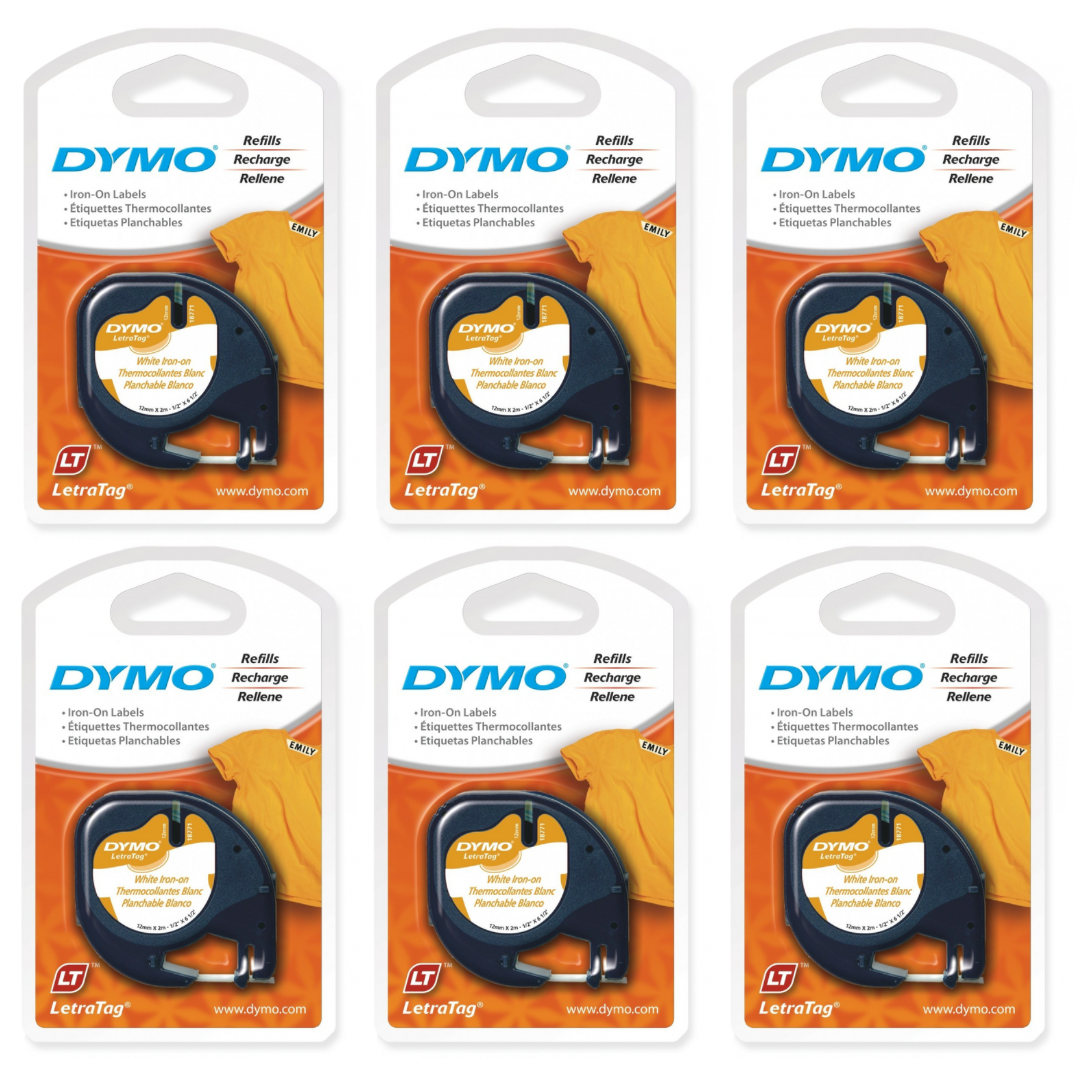 Dymo LetraTag Planchable - 6 Rollos