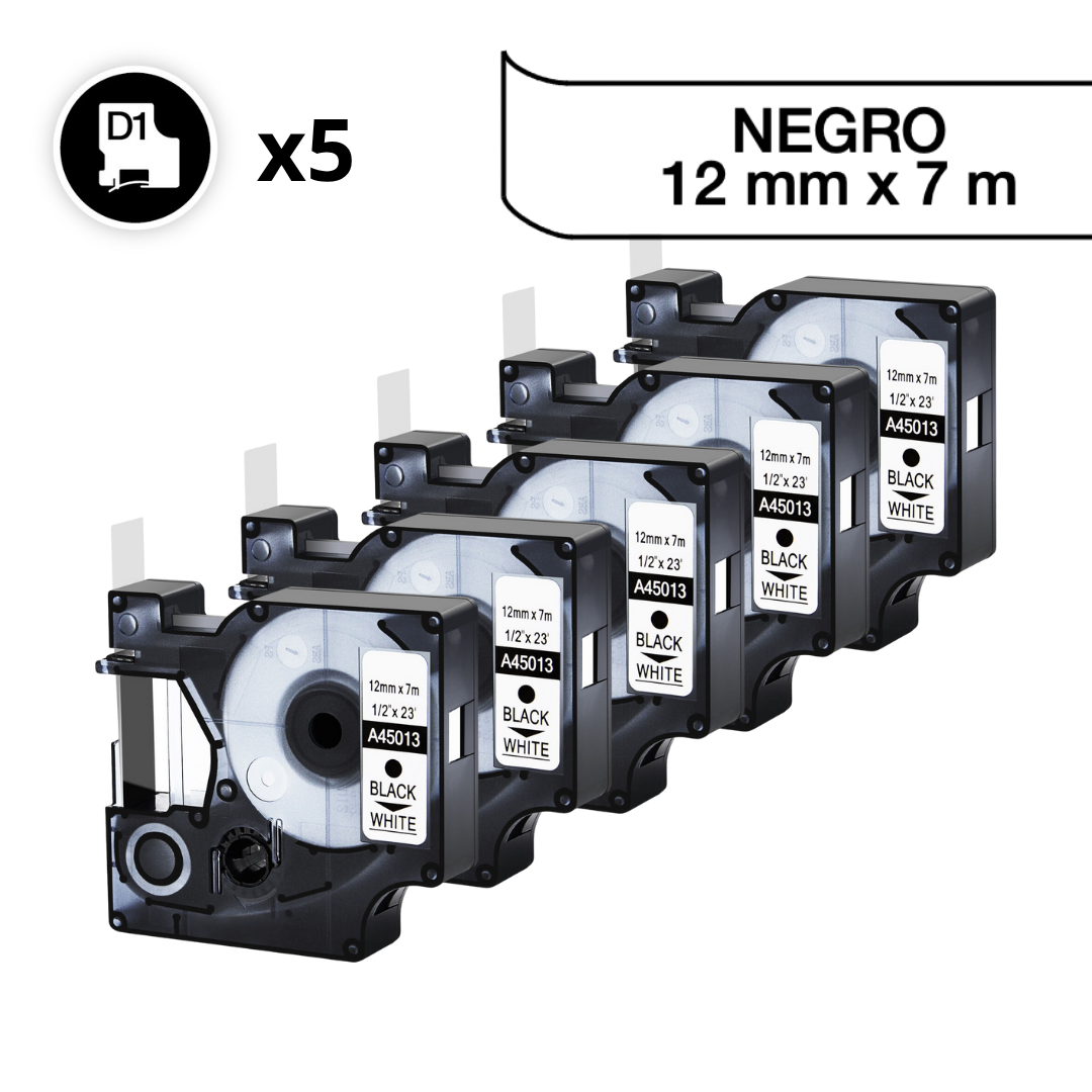 Dymo D1 Standard - 5 Rollos