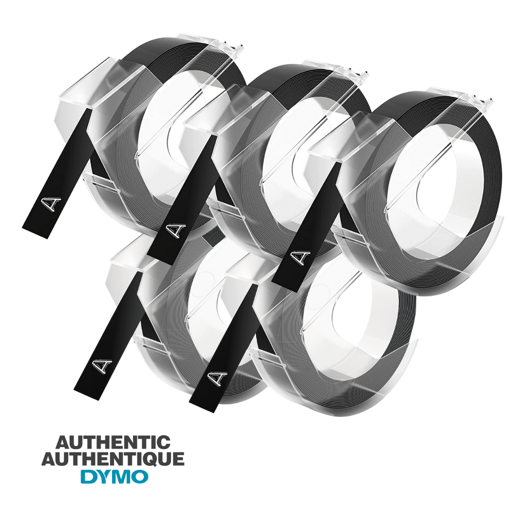 Cinta Dymo para rotuladoras - 5 Rollos