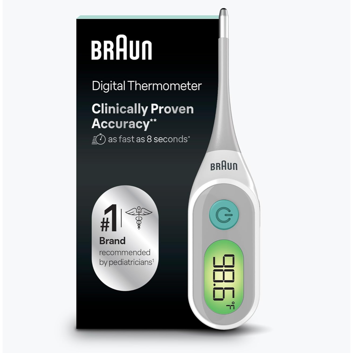 Termómetro Digital Braun con Tecnología Precisión de Edad