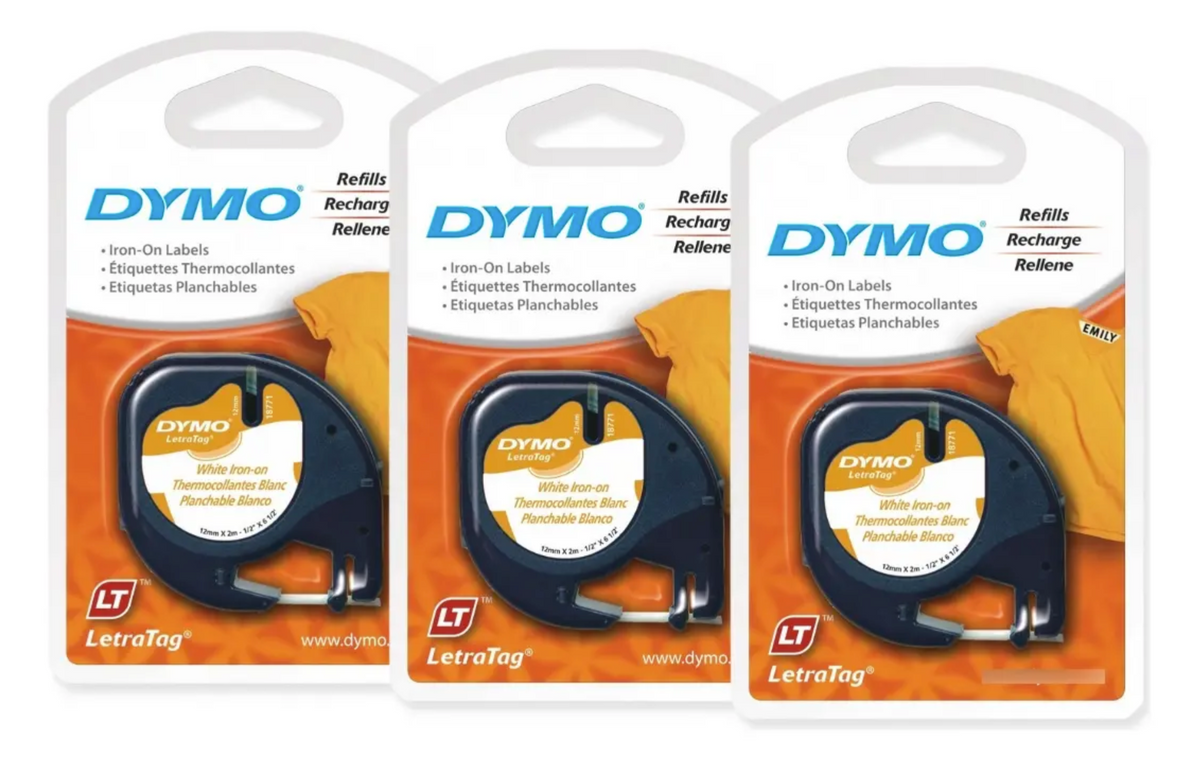 Dymo LetraTag Planchable - 3 Rollos