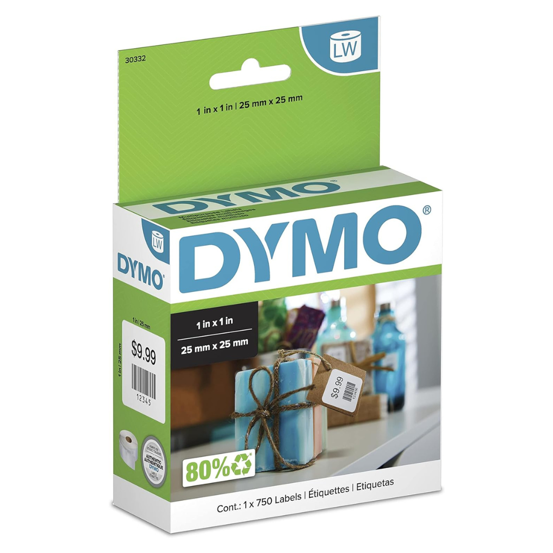 Dymo® LabelWriter etiquetas cuadradas (25x25 mm) - 750 etiquetas