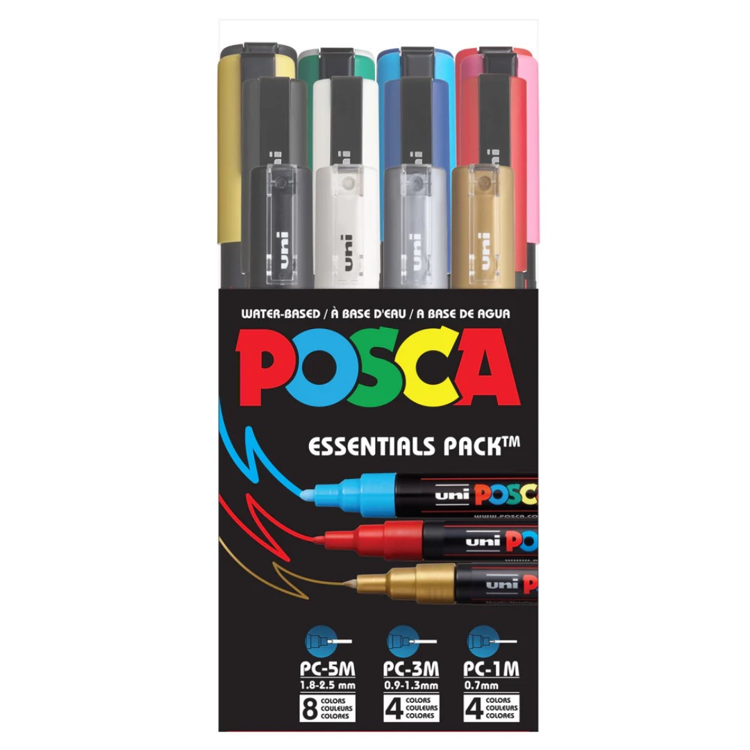 Marcadores POSCA. Essentials Pack. 16 CT