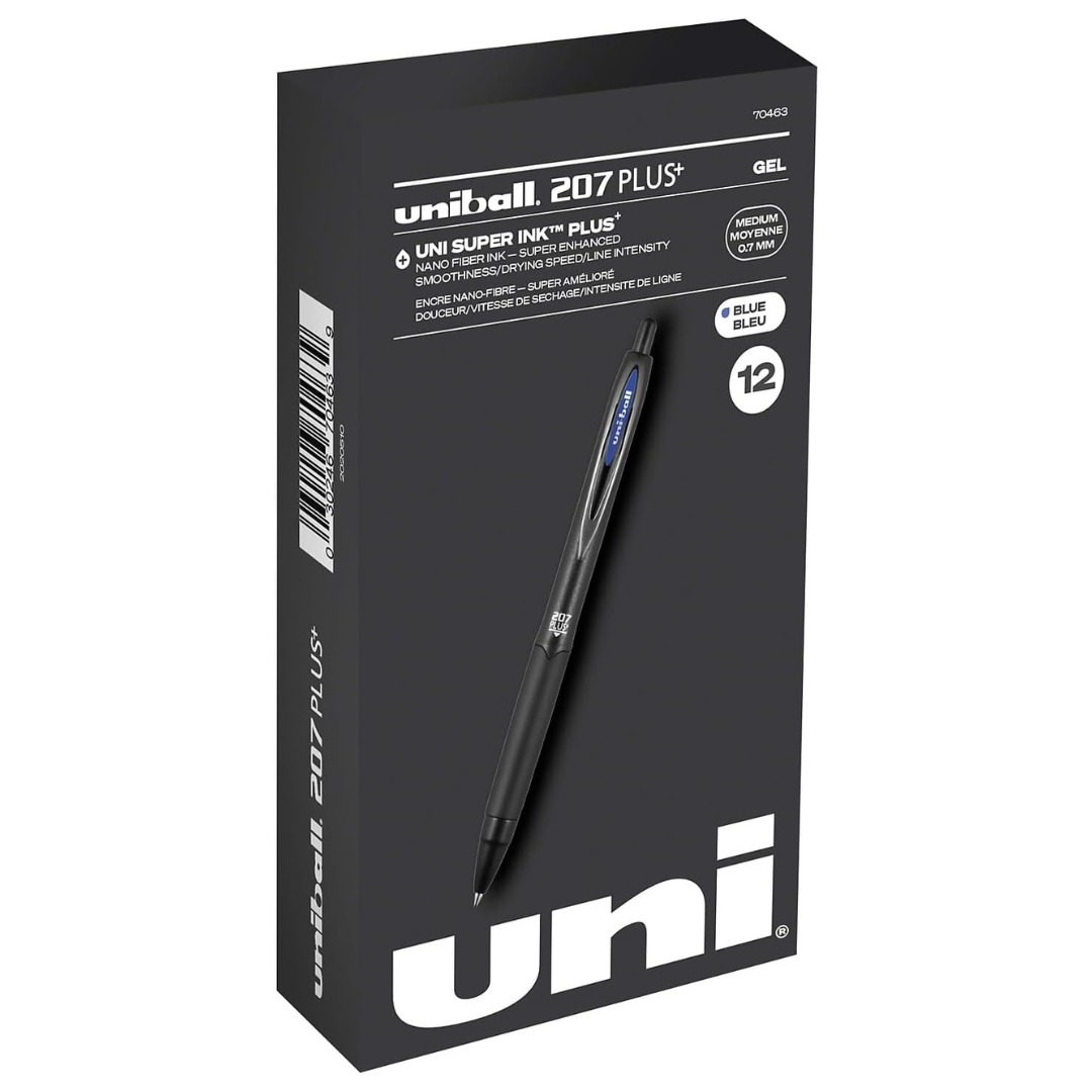 Uniball 207 Plus+. 12 Bolígrafos