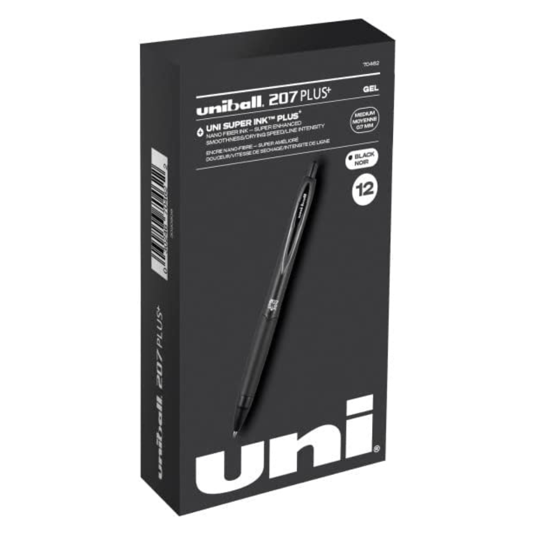 Uniball 207 Plus+. 12 Bolígrafos