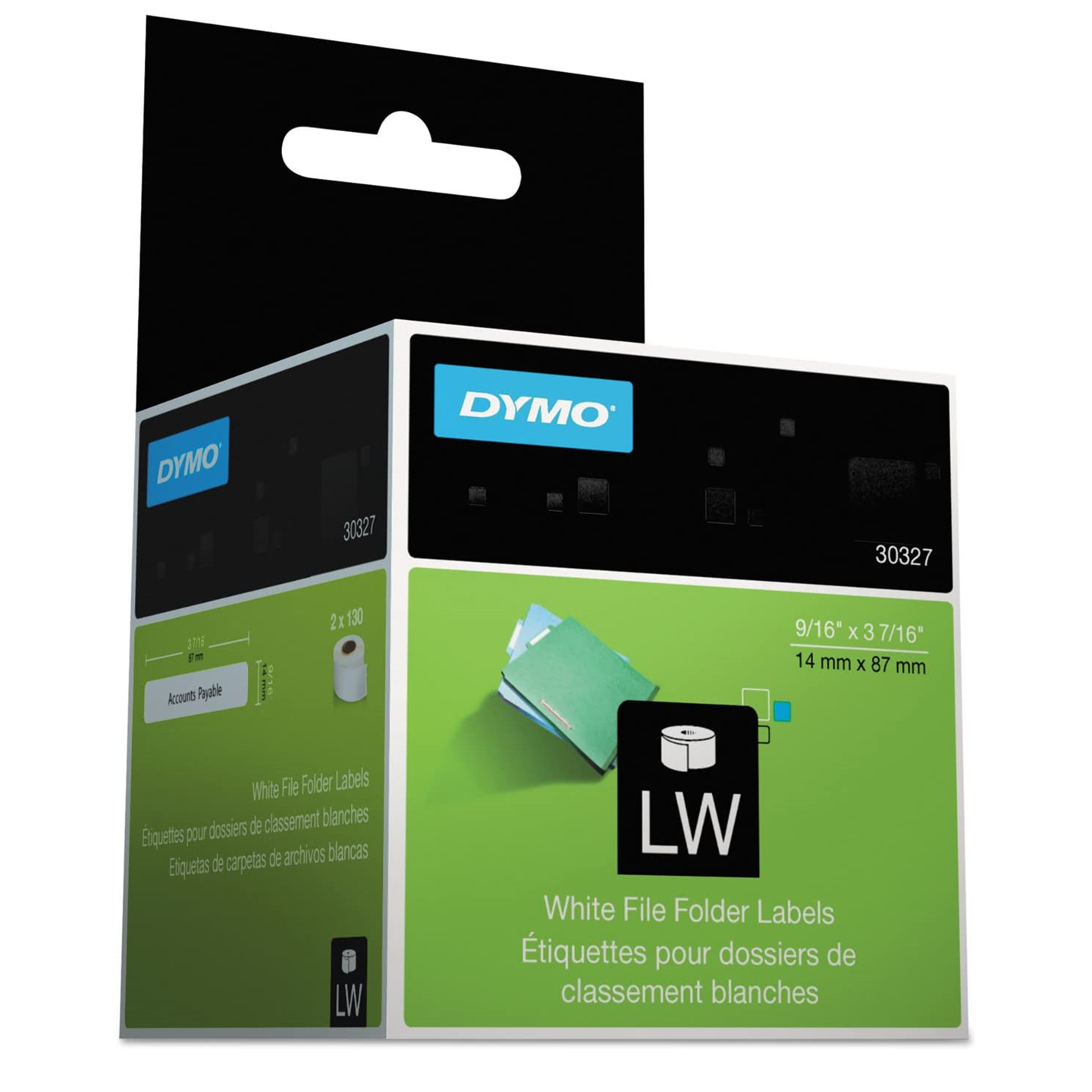 Dymo LabelWriter etiquetas para carpetas (14x87 mm) - 260 etiquetas
