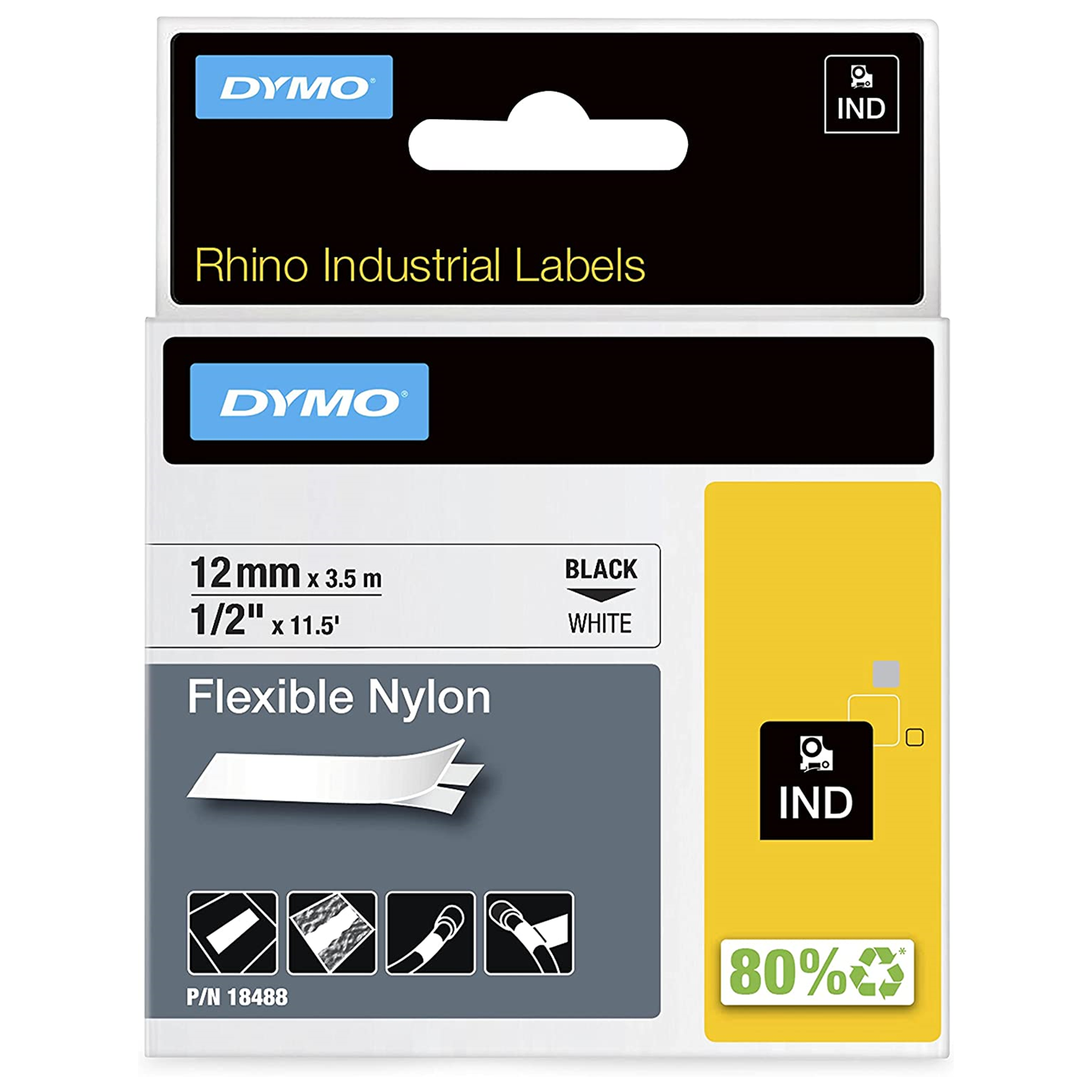 Dymo Rhino Cinta Industrial Nylon