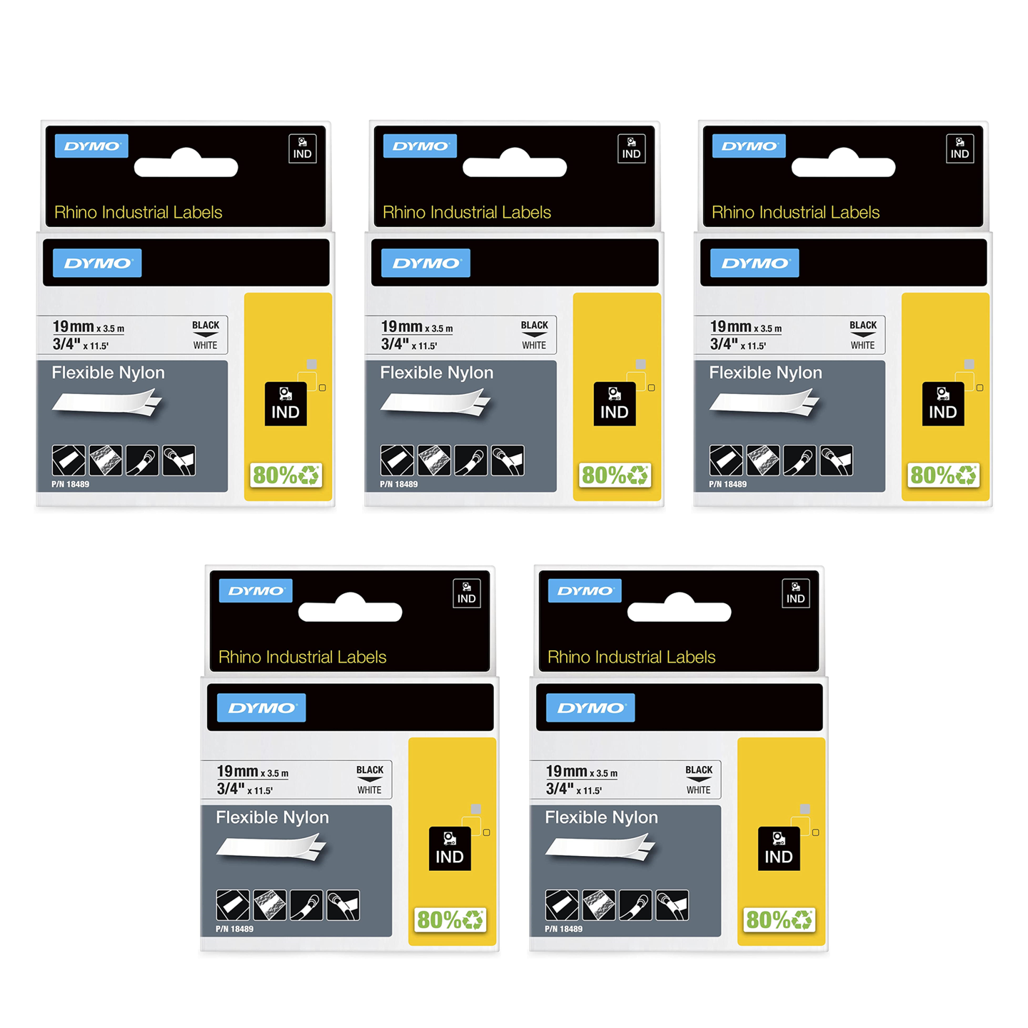 Dymo Rhino Cinta Industrial Nylon