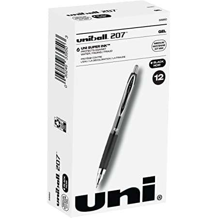 Uniball 207. 12 Bolígrafos.